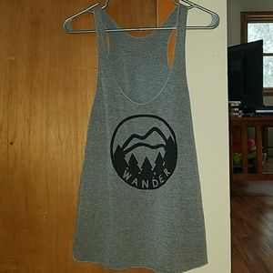 Wander racerback tank top